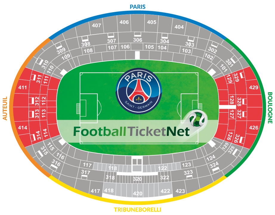 Paris Saint Germain Vs As Monaco 12 01 2020 Football Ticket Net